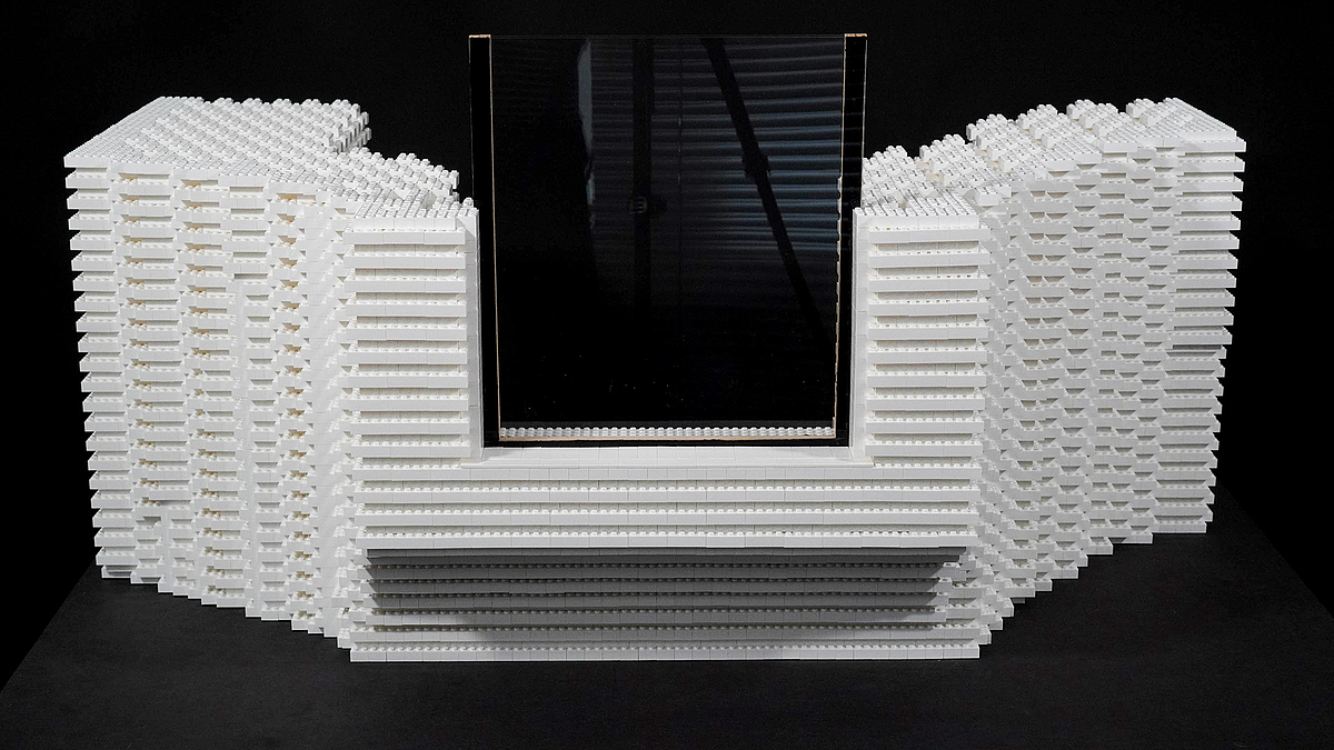 Fensterlaibung aus Lego