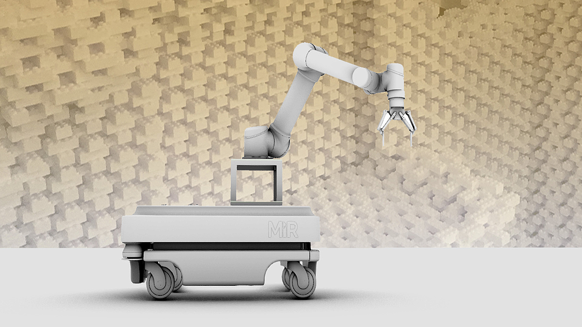 Mobile Platform mit Roboter Arm