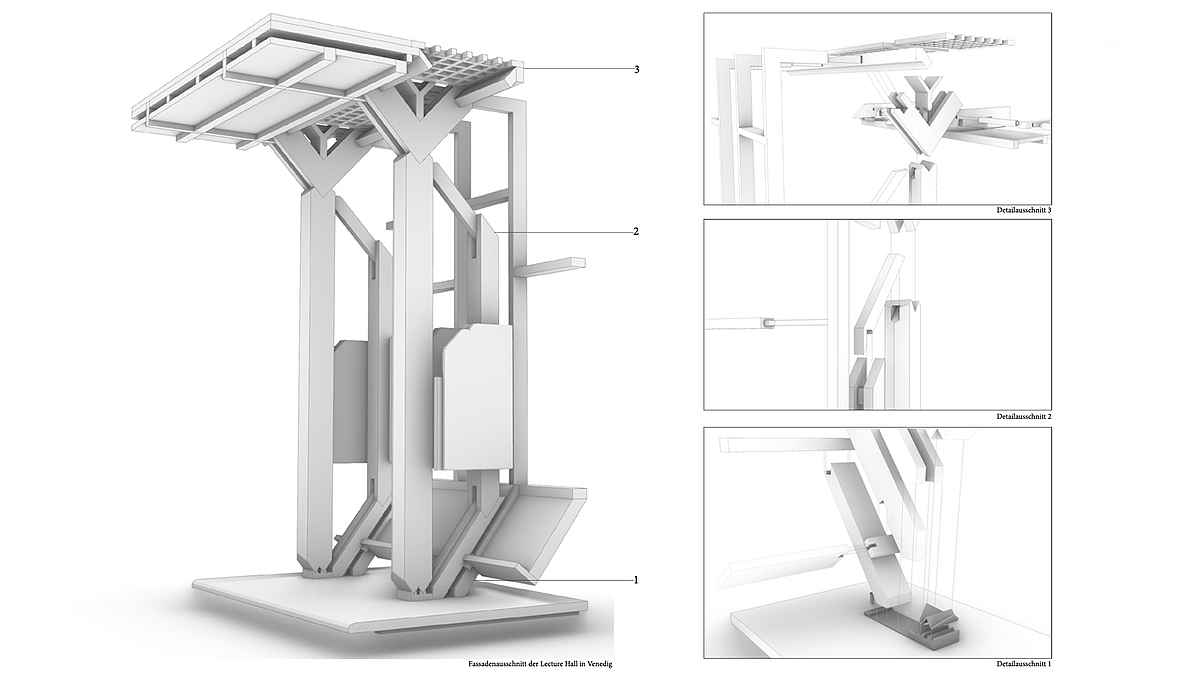 Rendering Gebäudedetail